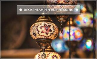 Deckenlampen aus Messing