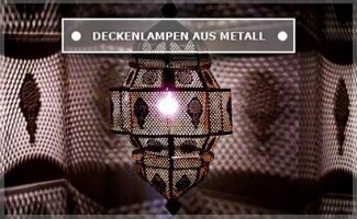 Deckenlampen aus Metall