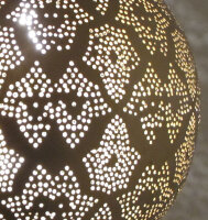 Orientalische Indische Messing Hängelampe Deckenlampe Rajani Gold