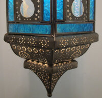 Orientalische Indische Messing Hängelampe Deckenlampe Shanta