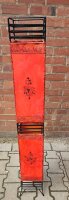 2. Wahl Orientalische Stehlampe "Henna-Koutoubia" 127 cm Leder Orange