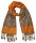 Pashmina Schal - Schultertuch - Stola - mit Paisley Muster - Nr. 3 Senf/Ocker Orange