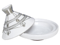 Marokkanische Tajine Dips Schale Ø 13 cm Weiß