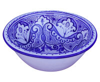 Orientalisches Keramik Waschbecken "Safi" Blau...