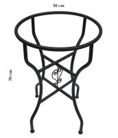 Orientalischer Mosaiktisch Rund Ø 60 cm Beige