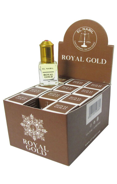 El Nabil Musc Royal Gold 5 ml Alkoholfrei Orientalisches Parfümöl