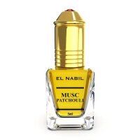 12x Stück El Nabil Musc Patchouli 5ml Misk Musk Moschus Parfümöl für HERREN & DAMEN - Oil Attar