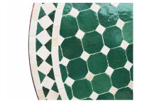 Orientalischer Mediterraner Mosaiktisch Rund Ø 80 cm Grün