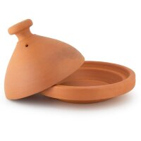 Tajine Set Atlas Natur / Tajine Atlas natur 2-3 Personen Ø 26 cm und Stövchen natur