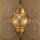 Orientalische Indische Hängelampe Deckenlampe Jaya Gold