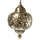 Orientalische Indische Messing Hängelampe Deckenlampe Shiva Silber