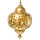 Orientalische Indische Messing Hängelampe Deckenlampe Shiva Gold