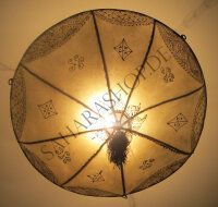 Orientalische Lampe Deckenlampe "Tan-Tan" Leder...