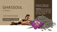 25 kg Ghassoul/ Rhassoule Wascherde Granulat Mineralische Ton-/Lavaerde / Peeling