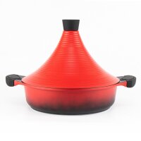 Marokkanische Tajine Agadir Ø 28 cm Induktion Rot...