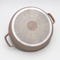 Marokkanische Tajine Morocco Ø 28 cm Induktion Schwarz I Rot I Beige