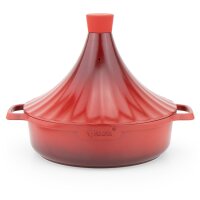 Marokkanische Tajine Morocco Ø 28 cm Keramik Induktion Rot