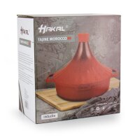 Marokkanische Tajine Morocco Ø 28 cm Keramik Induktion Rot