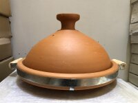 Marokkanische Tajine Hadid natur 4-5 Personen Ø 34 cm