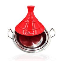 Marokkanische Tajine Rostos Rot Ø 30 cm Keramik...