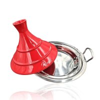 Marokkanische Tajine Rostos Rot Ø 34 cm Keramik Induktion