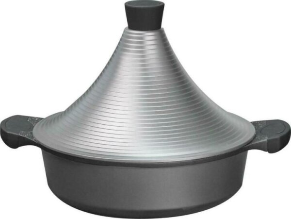 Marokkanische Tajine Agadir Ø 32 cm Keramik Induktion Grau