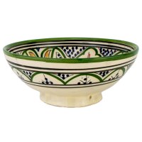 Marokkanische Keramikschale Ø 20 cm Safi Grün