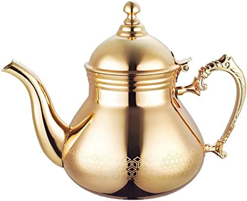 Orientalische Teekanne, Cay Kanne, Berrad Atay Marrakesch Roségold 0,8L Hakal
