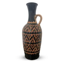 Mediterran-Orientalisch-Arabische Ton-/ Wasserkaraffe/ Vase "Barada" mit Dekor