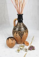 Mediterran-Orientalisch-Arabische Ton-/ Wasserkaraffe/ Vase "Barada" mit Dekor