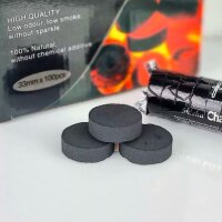 H2 Shisha Kohle Selbstzündend 33 mm 100 Stück