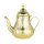 1,6 L Messing Gold/Silber Marokkanische Teekanne Berrad "Marrakesch"