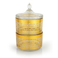 Orientalische Minz-/ Zuckerdose Deko Rabat Gold