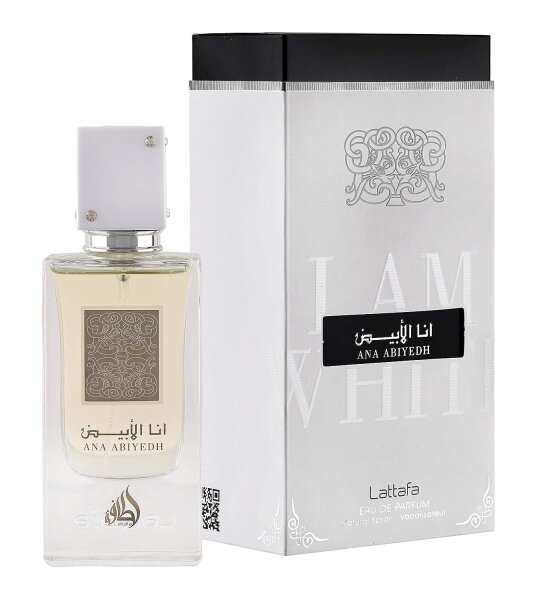 Lattafa Perfumes Ana Abiyedh Eau de Parfum, Spray, Vanille, Safran, 60 ml my perfumes