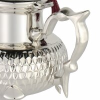 Marokkanische Teekanne "Deluxe 5" Silber 1,7 l