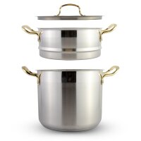 CousCous Topf 6, 8 und 12 Liter Dampfgarer Couscous Pot (3-in-1)