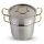 CousCous Topf 6, 8 und 12 Liter Dampfgarer Couscous Pot (3-in-1)