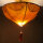 Orientalische Deckenlampe "Tan-Tan" Leder Orange