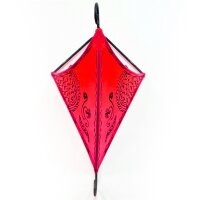 Orientalische Leder-Wandlampe "Sara" Rot