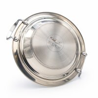 Marokkanische Tajine Ø 26/30/34 cm Induktion Sahara Edelstahl Silber *kostenlose Lieferung
