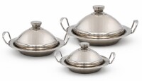 3er Set Marokkanische Tajine Ø 26/30/34 cm...