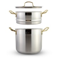 CousCous Topf 6, 8 und 12 Liter Dampfgarer Couscous Pot (3-in-1) 6 Liter CousCous Topf/Dampfgarer