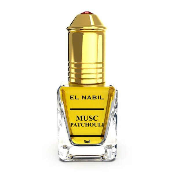 El Nabil Musc Patchouli 5ml Misk Musk Moschus Parfümöl für HERREN & DAMEN - Oil Attar