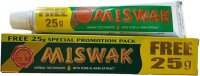 Dabur Bio Zahnpasta Miswak Zahnpasta Fluoridfreie Kräuterzahnpasta Natur Siwak Original Orientalische Zahncreme 75g