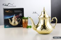 2 L Marokkanische Teekanne Barradi Teapot Gold XL