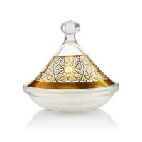 Marokkanische Tajine / Dip-Schale Ø 13 cm Gold Glas