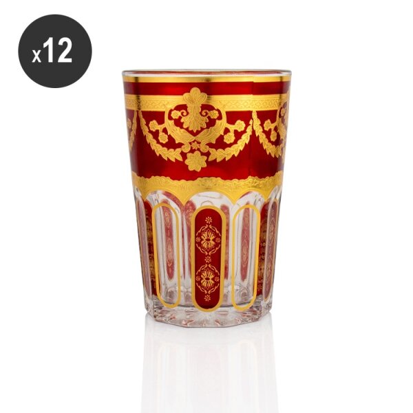 12 Teegläser Set Orientalisch Fes Al Bali Multi, 19,99 €