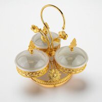 Elegantes Snackschalen-Set – 3-teilig mit Deckel...