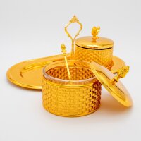 2er-Set Zuckerdose Tischdeko Aufbewahrung mit Deckel und...