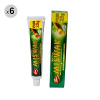 6 Stück Dabur Bio Zahnpasta Miswak Zahnpasta...